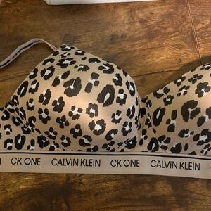 Calvin Klein CK One Animal Print Bra